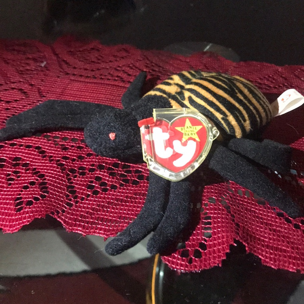 Spinner the rare error vintage beanie babie